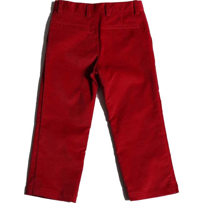 Malok Slim Fit Trousers, Ruby - Pants - 2