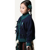 Marisol Bow Cardigan, Sapphire - Cardigans - 5
