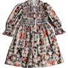 Luna Smocked Shirt Dress, Rainbow - Dresses - 1 - thumbnail