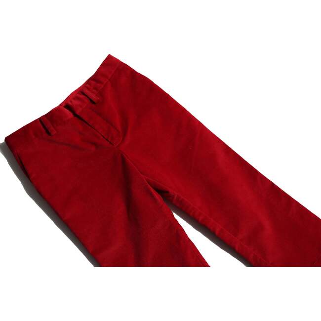 Malok Slim Fit Trousers, Ruby - Pants - 3