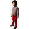 Malok Slim Fit Trousers, Ruby - Pants - 5