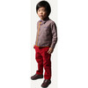 Malok Slim Fit Trousers, Ruby - Pants - 6