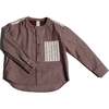 Finn Classic Snap Shirt, Raisin - Shirts - 1 - thumbnail