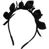 Estrella Bow Embellished Crown, Sapphire - Headbands - 2