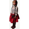 Luna Smocked Blouse, Rainbow - Shirts - 5