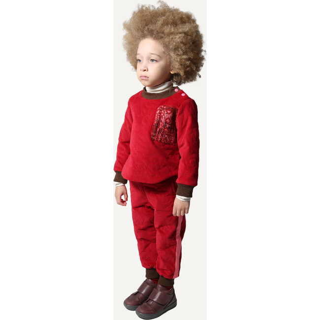 Bloom Padded Track Pants, Ruby - Pants - 6