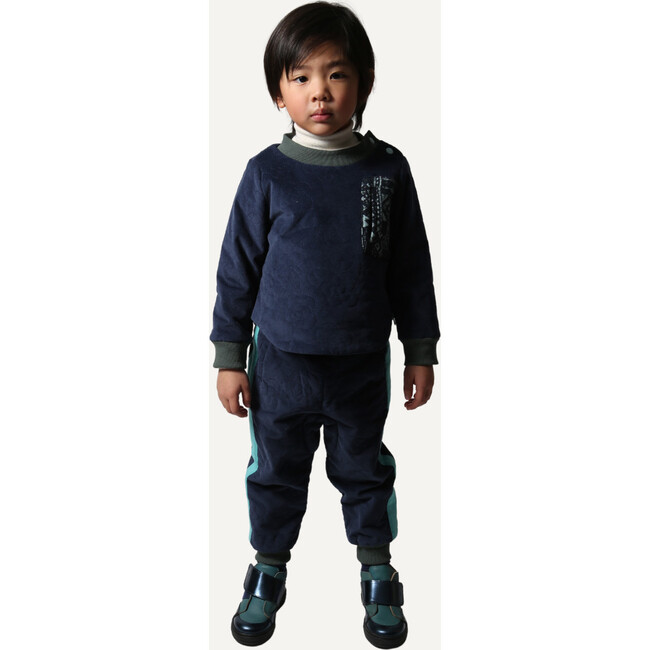 Bloom Padded Track Pants, Sapphire - Pants - 4