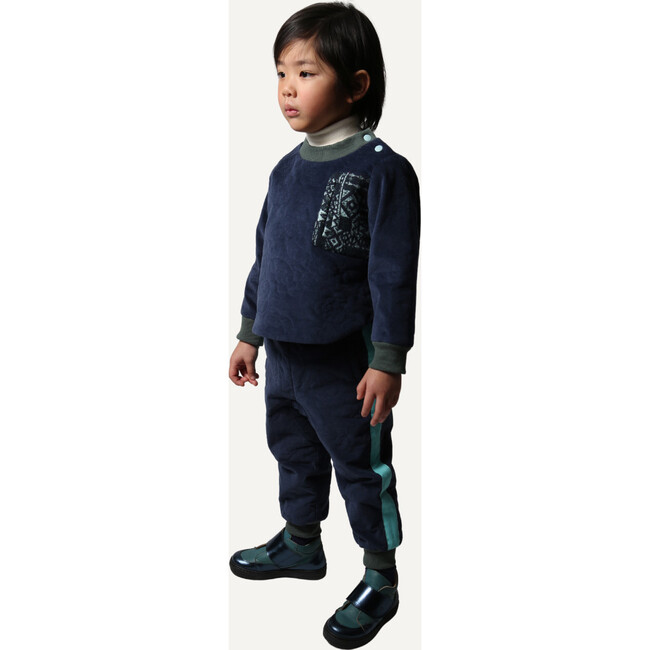 Bloom Padded Track Pants, Sapphire - Pants - 5