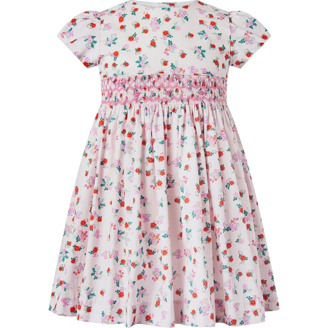 Wild Garden Smocked Dress, Pink - Dresses - 1