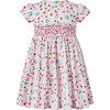 Wild Garden Smocked Dress, Pink - Dresses - 1 - thumbnail