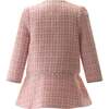 Tweed Jacket and Skirt Set, Pink - Mixed Apparel Set - 2