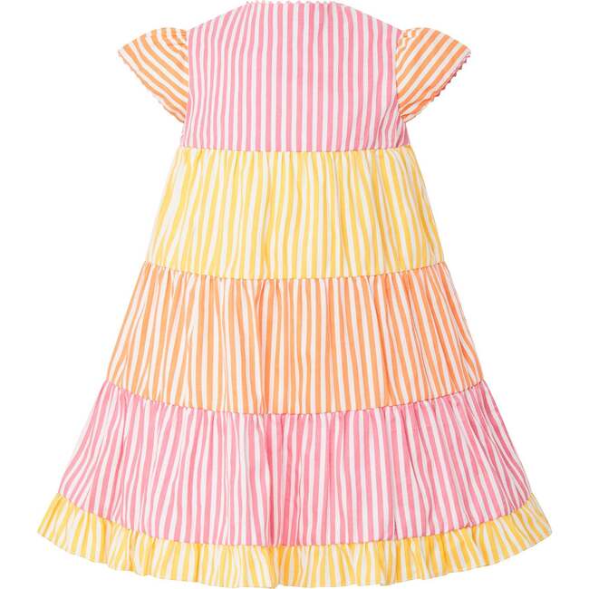 Striped Tier Button-Front Dress & Bloomers, Multi - Dresses - 2