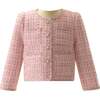 Tweed Jacket and Skirt Set, Pink - Mixed Apparel Set - 4