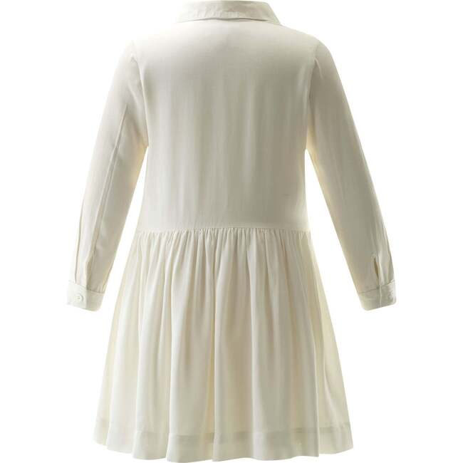Shirt Dress, Ivory - Dresses - 2