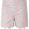 Scalloped Floral Top and Short Set, Pink - Mixed Apparel Set - 4 - thumbnail