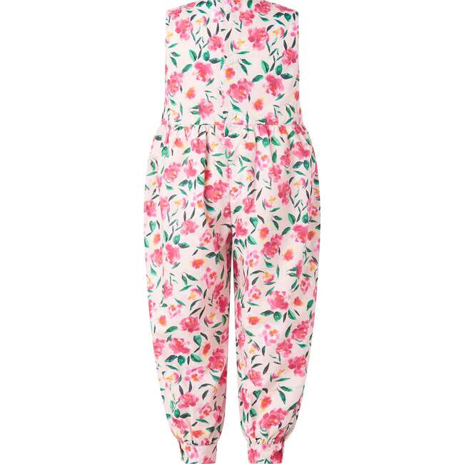 Posy Floral Jumpsuit, Pink - Rompers - 2