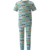 Noah's Ark Animal Pyjamas, Blue - Pajamas - 1 - thumbnail