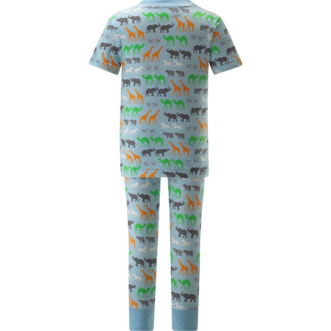 Noah's Ark Animal Pyjamas, Blue