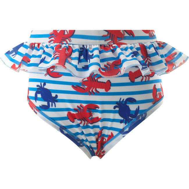 Lobster Rash Guard Set, Blue - Two Pieces - 4