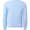 Gingham Sweater, Blue - Sweaters - 2