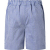Gingham Shorts, Navy - Shorts - 2