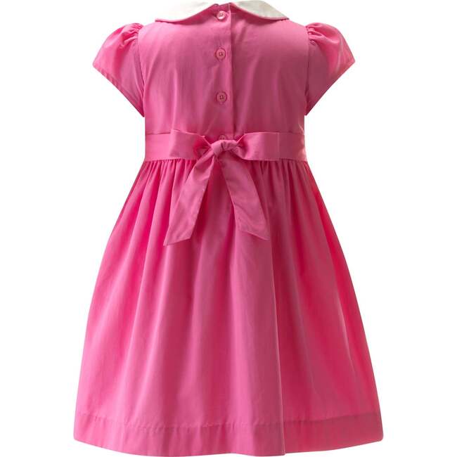 Bodice Smocked Dress, Pink - Dresses - 2