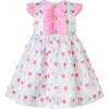 Balloon Ruffle Front Dress, Multi - Dresses - 1 - thumbnail