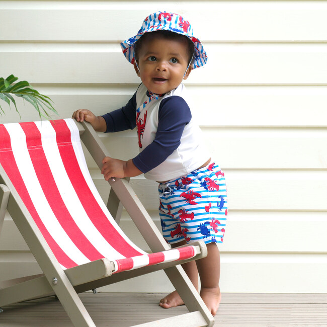 Baby Lobster Swim Shorts, Blue