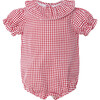 Gingham Bubble, Red - One Pieces - 1 - thumbnail