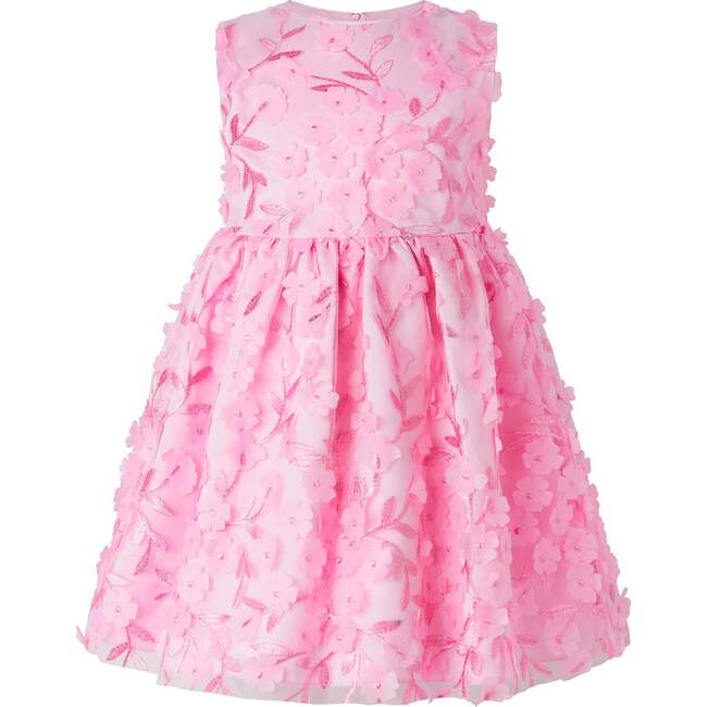 Flutter Rose Party Dress, Pink