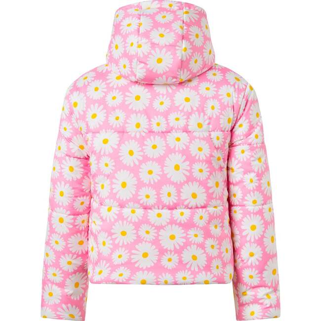 Daisy Puffer Jacket, Pink - Jackets - 2