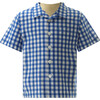 Check Shirt, Blue - Button Downs - 1 - thumbnail