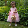 Baby Daisy Tulle Party Dress, Pink - Dresses - 2