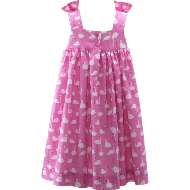 Flamingo Sundress, Pink - Dresses - 2
