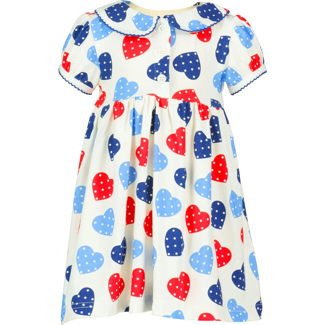 Baby Scatter Heart Jersey Dress - Dresses - 1