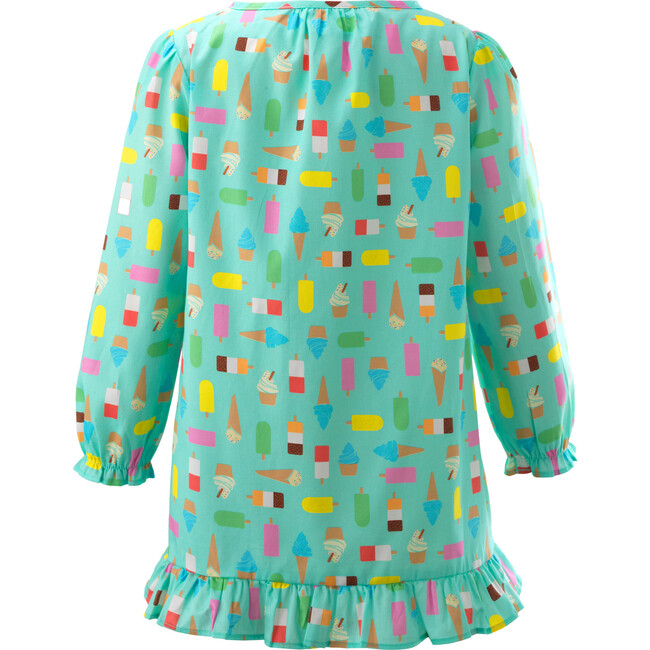 Ice Lolly Dress Coverup, Aqua - Cover-Ups - 3
