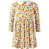 Pumpkin Jersey Dress, Orange - Dresses - 1 - thumbnail