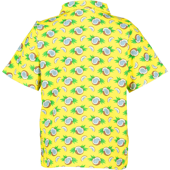 Coconut Polo Shirt, Yellow - Polo Shirts - 3