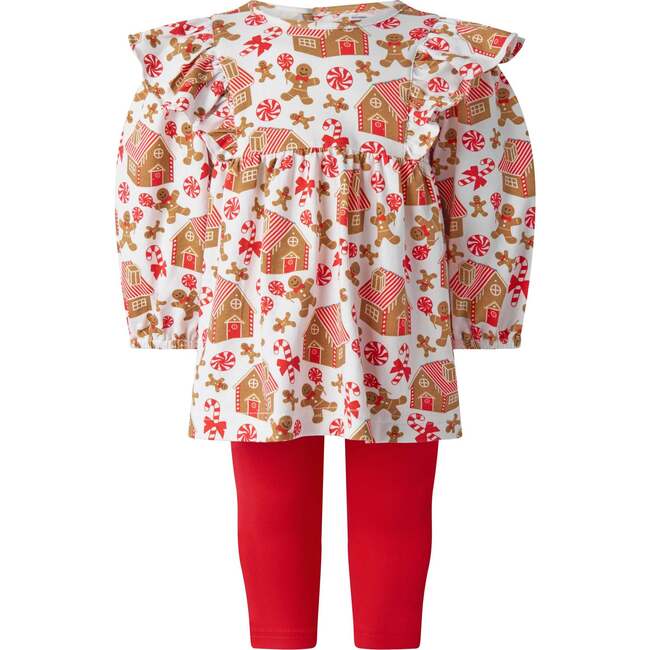 Gingerbread Jersey Set, Red