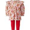 Gingerbread Jersey Set, Red - Mixed Apparel Set - 1 - thumbnail