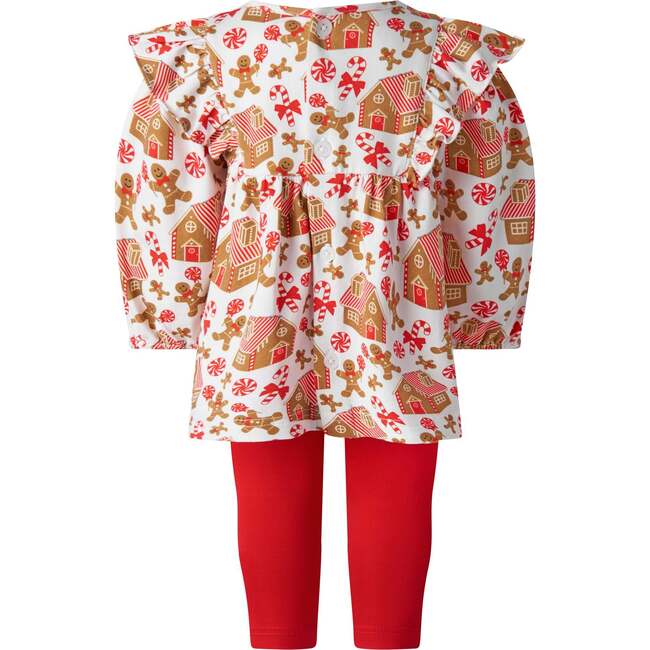 Gingerbread Jersey Set, Red - Mixed Apparel Set - 2