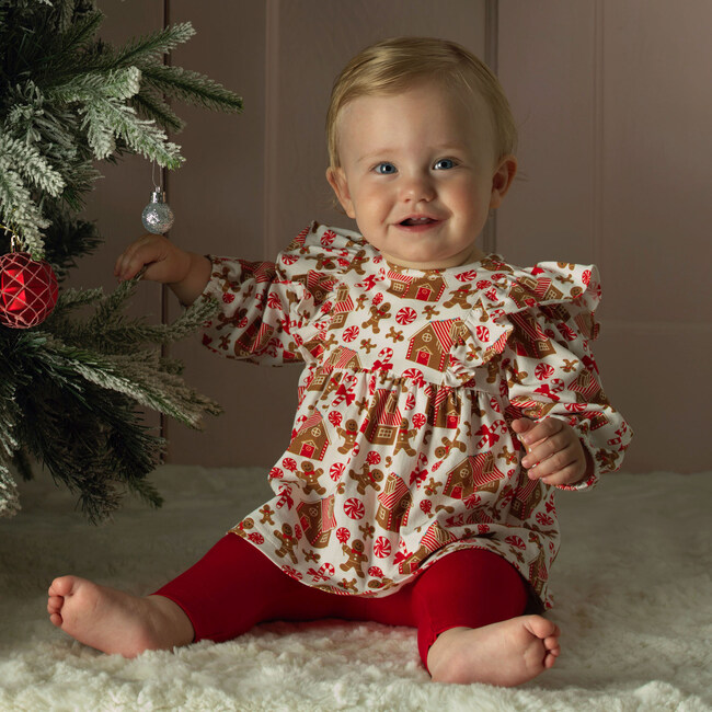 Gingerbread Jersey Set, Red - Mixed Apparel Set - 3