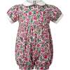 Floral Babysuit, Pink - Rompers - 1 - thumbnail