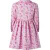 Floral Foxglove Button-Front Dress, Pink - Dresses - 2