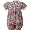 Floral Babysuit, Pink - Rompers - 2