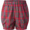 Tartan Button-Front Dress and Bloomers, Red - Dresses - 3