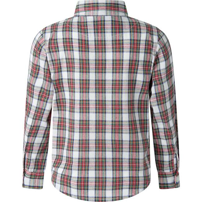 Tartan Shirt, Ivory - Button Downs - 2