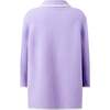 Boucle Knit Cardigan, Purple - Cardigans - 2