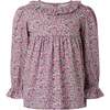 Floral Blouse and Legging Set, Purple - Mixed Apparel Set - 4