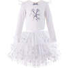 Snowflake Tutu & Top Set, Ivory - Mixed Apparel Set - 1 - thumbnail